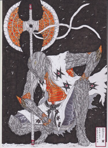 Dessin intitulée "CROQUIS 2" par Anolac Voravong, Œuvre d'art originale, Crayon