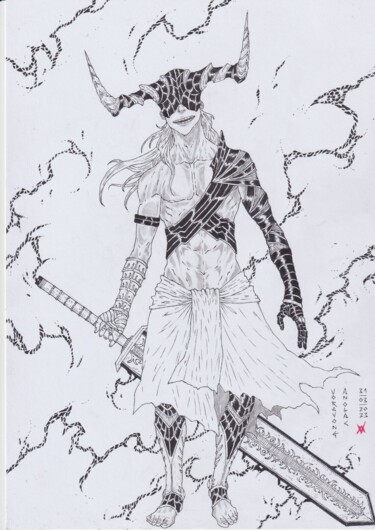 Disegno intitolato "Illustration 24" da Anolac Voravong, Opera d'arte originale, Matita
