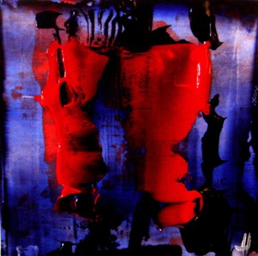Peinture intitulée "CARRE 05" par Anouk Trombetta, Œuvre d'art originale, Huile