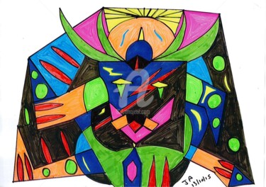 Drawing titled "ilgarik" by Anrey, Original Artwork, Marker