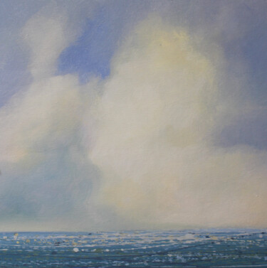 Картина под названием "Blue sea" - Anry Lys, Подлинное произведение искусства, Акрил