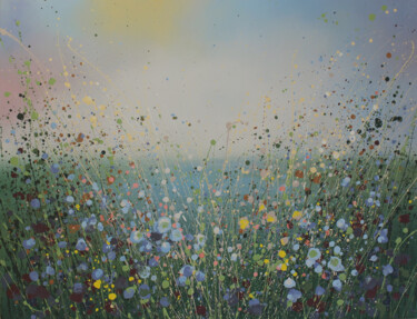 Morning flowers Pintura titulada "Morning flowers" por Anry Lysyk, Obra de arte original, Acrílico