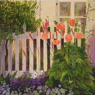 Peinture intitulée "Spring into summer" par Ans Van Der Linden, Œuvre d'art originale, Acrylique