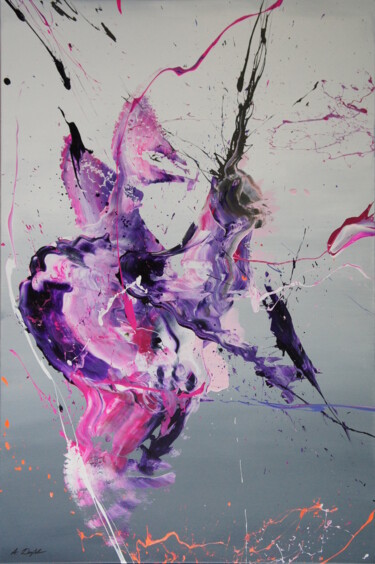 Картина под названием "Berry Slush (Spirit…" - Ansgar Dressler, Подлинное произведение искусства, Акрил Установлен на Деревя…