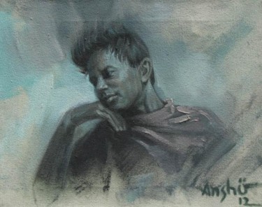 Painting titled "Sweet Memories" by Anshu Prithvi Kumar (Anshu), Original Artwork, Oil