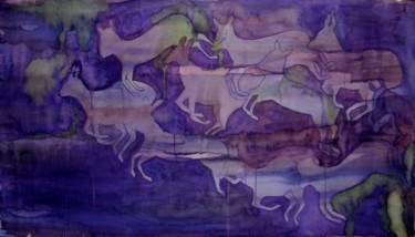 Painting titled "Envolée.jpg" by Ansofie Vrankenne, Original Artwork, Ink