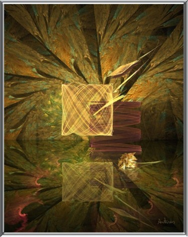 Arte digitale intitolato "ANTRO DELL'ANIMA -…" da Antares, Opera d'arte originale, Lavoro digitale 2D