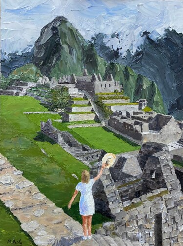 Painting titled "Мачу-Пикчу, Перу" by Antareses, Original Artwork, Oil