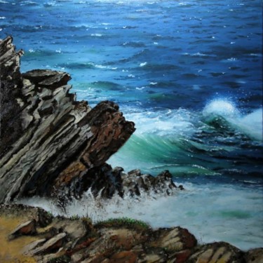 Painting titled "Peniche" by Antero Guerra, Original Artwork