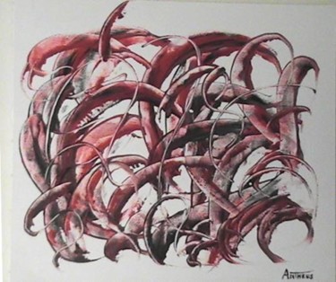 Peinture intitulée "Les racines de la v…" par Antheus, Œuvre d'art originale
