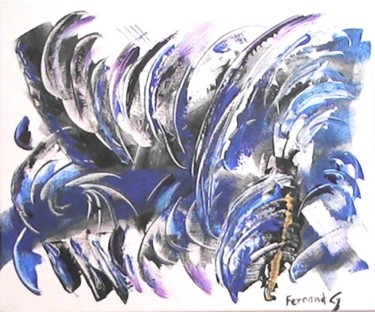 Peinture intitulée "Le cyclone" par Antheus, Œuvre d'art originale