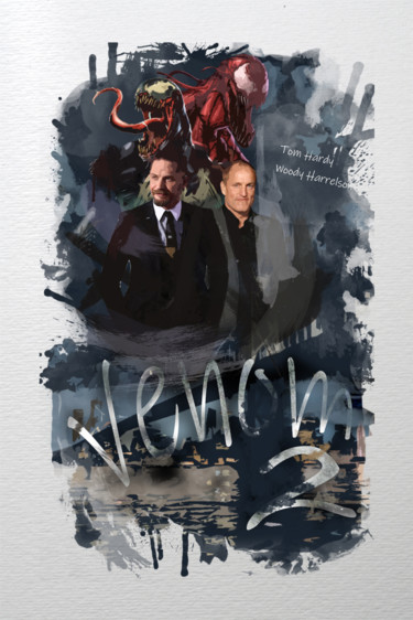 Venom 2 Digitale Künste mit dem Titel "Venom 2" von Anthony, Original-Kunstwerk, 2D Digital Work