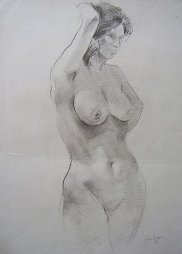 Drawing titled "Angie" by Anthony Barrow, Original Artwork