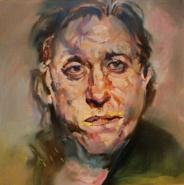 Painting titled "Sir Bob" by Anthony Barrow, Original Artwork, Oil