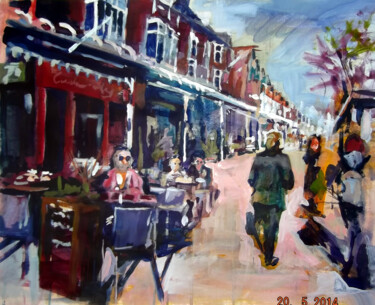 Painting titled "Lord Street Southpo…" by Anthony Barrow, Original Artwork, Acrylic
