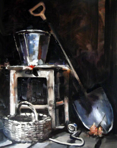 Malerei mit dem Titel "Still Life" von Anthony Barrow, Original-Kunstwerk, Öl