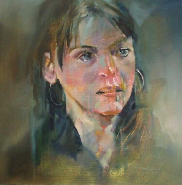 Painting titled "Tracy" by Anthony Barrow, Original Artwork, Oil