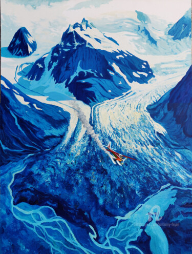 Malarstwo zatytułowany „Freezer Burn” autorstwa Anthony Feyer, Oryginalna praca, Olej