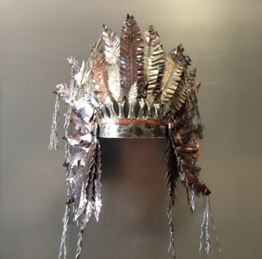Sculpture titled "Navajo" by Anthony Gosselin, Original Artwork, Metals