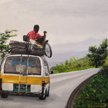 Pintura titulada ""Ride"" por Anthony Lebedev, Obra de arte original, Oleo