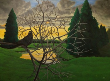 Painting titled "Awakening" by Lusignan Studios, Original Artwork, Oil