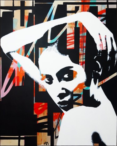 PHANTOM 7 Peinture intitulée "PHANTOM 7" par Anthony Miclo, Œuvre d'art originale, Acrylique