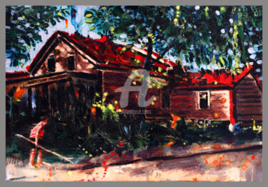 Painting titled "Suburban visions VI…" by Anthony Oliver, Original Artwork