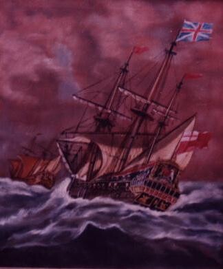 Painting titled "Resolution in a Gale" by Anthony Payne, Original Artwork