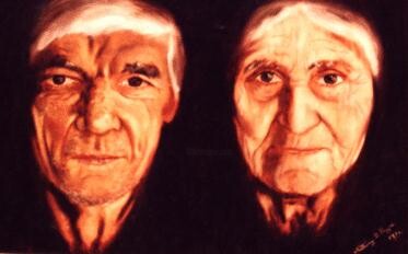 Painting titled "Age" by Anthony Payne, Original Artwork