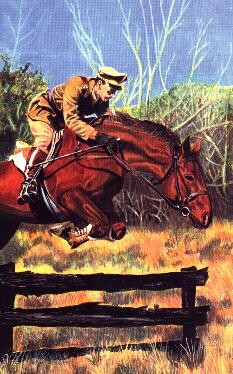 Painting titled "Galloping Major." by Anthony Payne, Original Artwork