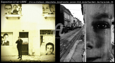 Photographie intitulée "collage-dici-ou-dai…" par Abacchetta, Œuvre d'art originale