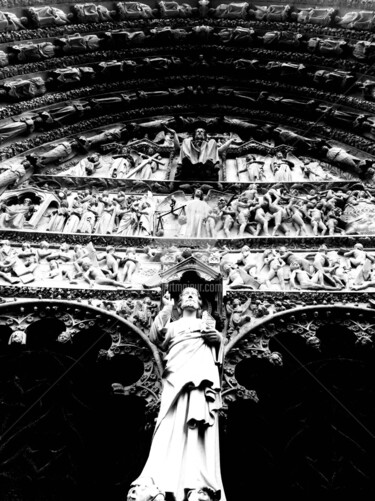 Photographie intitulée "Bourges" par Abacchetta, Œuvre d'art originale, Photographie numérique