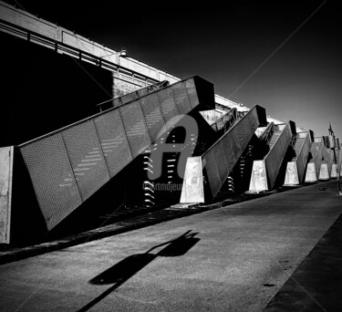 Photographie intitulée "Les quais BX" par Abacchetta, Œuvre d'art originale, Photographie numérique