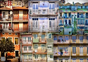 Arts numériques intitulée "Porto vol.1 ( Scann…" par Abacchetta, Œuvre d'art originale, Photo montage