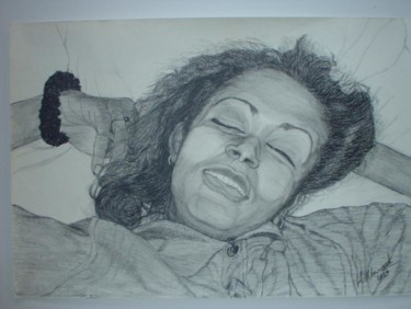 Drawing titled "Portrait of a Woman" by Anthony Yearwood, Original Artwork