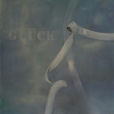 Painting titled "Glück" by Antje Horn, Original Artwork, Oil
