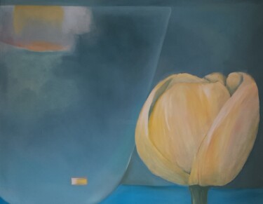 Malerei mit dem Titel "Frühlingsgefühle" von Antje Horn, Original-Kunstwerk, Öl