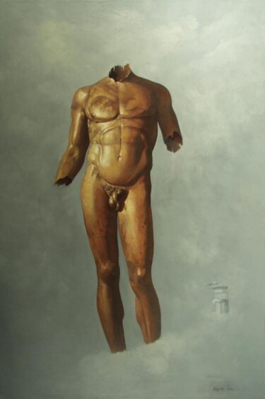 Painting titled "''Senza tempo'' di…" by Lorenzo  Antognetti Artista, Original Artwork