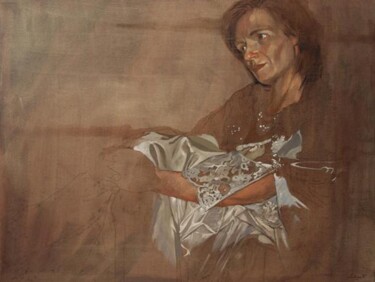 Pittura intitolato "In divenire, di lor…" da Lorenzo  Antognetti Artista, Opera d'arte originale