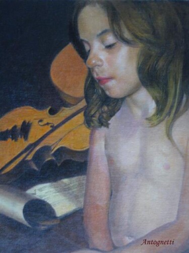 Pittura intitolato "Risveglio" da Lorenzo  Antognetti Artista, Opera d'arte originale
