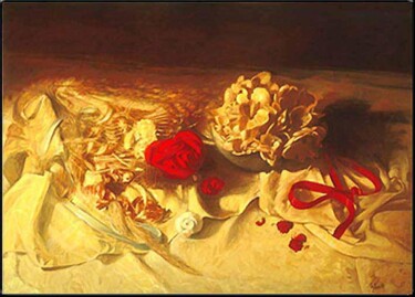 Pittura intitolato "Note in Volo opera…" da Lorenzo  Antognetti Artista, Opera d'arte originale