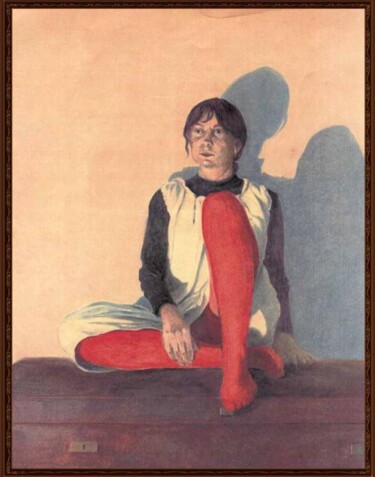 Peinture intitulée " Maria ( bozzetto s…" par Lorenzo  Antognetti Artista, Œuvre d'art originale