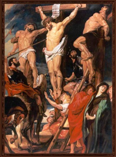 Pittura intitolato "Omaggio a  Rubens" da Lorenzo  Antognetti Artista, Opera d'arte originale