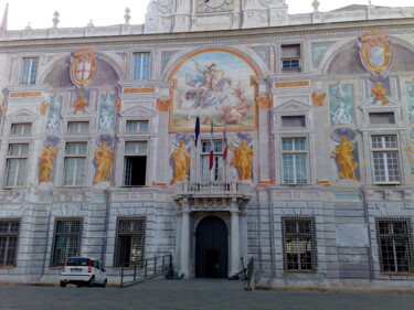 Pintura intitulada "Affresco  San Giorg…" por Lorenzo  Antognetti Artista, Obras de arte originais, Pigmentos