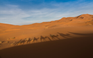 Photography titled "SHADOWS IN THE SAHA…" by Antoine Barthelemy, Original Artwork, Digital Photography