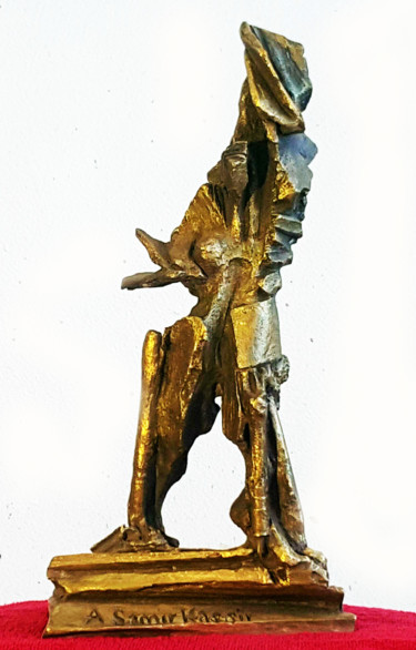 Sculpture intitulée ""HOMMAGE À SAMIR KA…" par Antoine Berbari, Œuvre d'art originale, Bronze