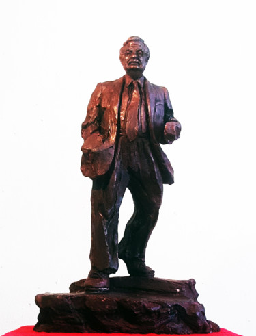 Скульптура под названием "" Etude statue Shei…" - Antoine Berbari, Подлинное произведение искусства, Бронза
