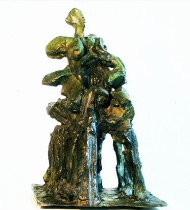 Escultura intitulada "" BERYTHE ET PSYCHE…" por Antoine Berbari, Obras de arte originais, Bronze
