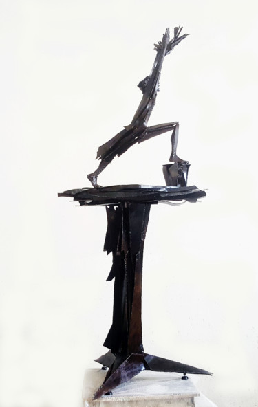 Sculpture intitulée "" LA DEMANDE DE LA…" par Antoine Berbari, Œuvre d'art originale, Métaux