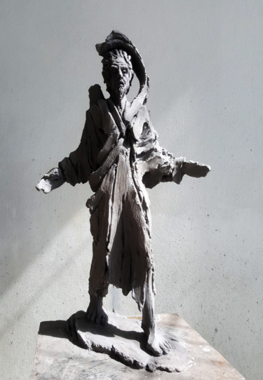 Escultura intitulada "" EMMANUEL" à YAROU…" por Antoine Berbari, Obras de arte originais, Gesso